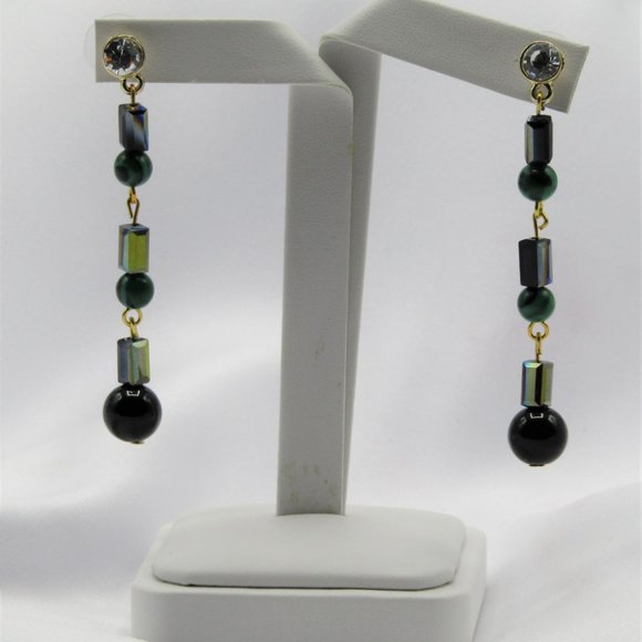 BLACK & GREEN Beaded Jewelry Set - Picture 5 of 5